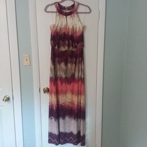 Metaphor Pink/Purple/Multi Maxi Dress 8 🌸